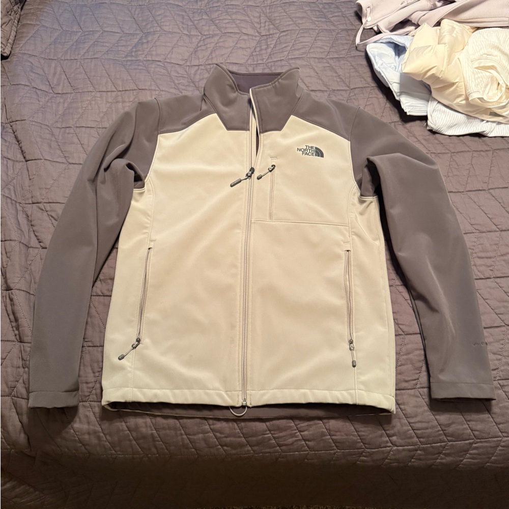 The North Face Apex Bionic Light Grey Dark Grey Men’s Small Jacket